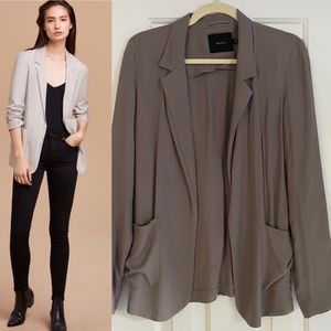 Aritzia Talula Blazer Size 4 Taupe Brown